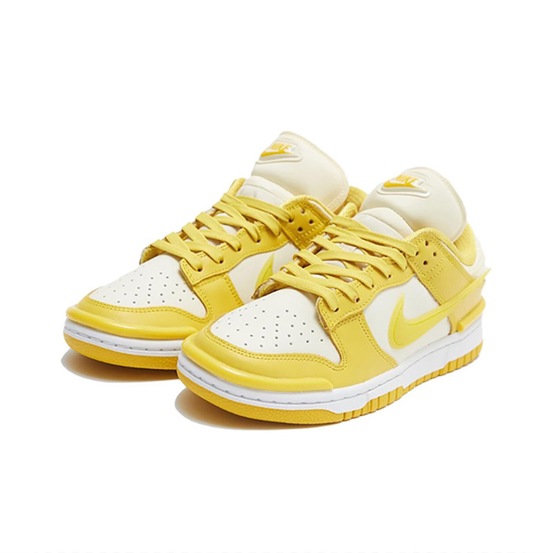 NIKE耐克 DUNK LOW TWIST 女子低帮简约潮流休闲板鞋DZ2794-100 - 图1