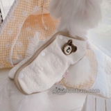 Корейские домашние животные с бархатными жилетами Тедди Йоркшир Длинные собаки и кошки одежда теплые детские хлопковые собачьи жилетки