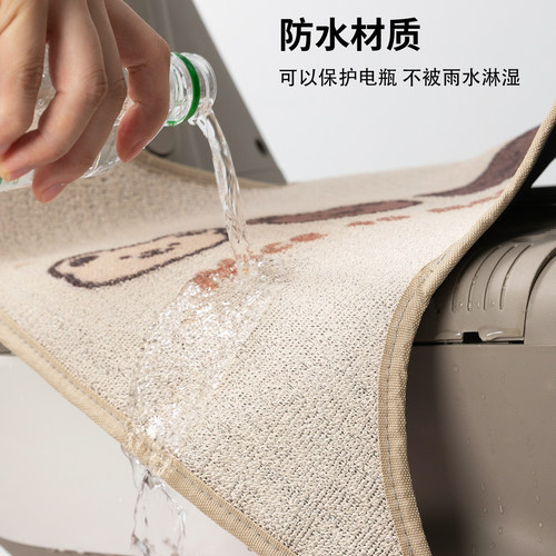 适用于九号N370C脚垫电动车电摩防水雪妮丝脚踏垫踏板垫改装配件 - 图0