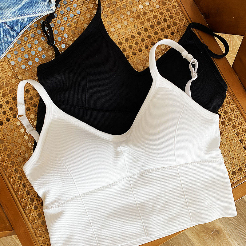 美背吊带网红爆款大u型内搭带抹胸 知样内衣抹胸