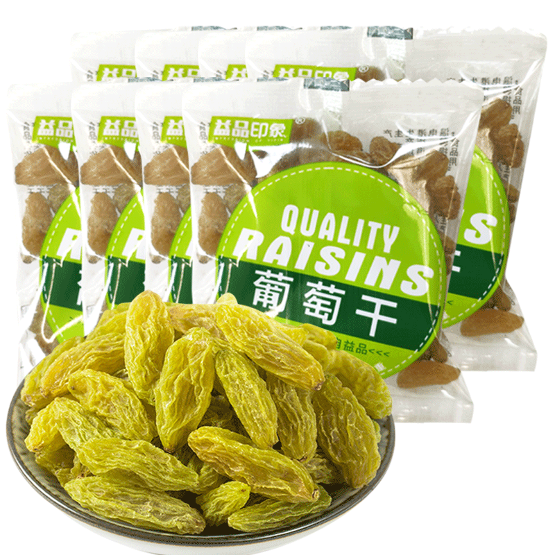 益品印象新疆葡萄干32g*8 巴蜀川宝食品葡萄干