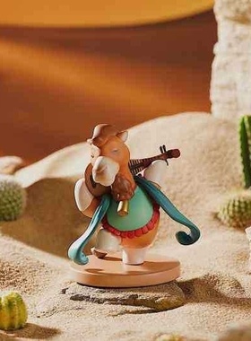 丝绸之路模型原创国潮首饰文创手办摆件敦煌西域丝路飞天驼铃