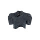 Y2K ແບບ retro denim wavy top