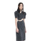 Y2K ແບບ retro denim wavy top