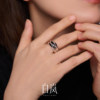 Bailan halo ring women's 925 silver 2026 new versatile ring ring QL4558