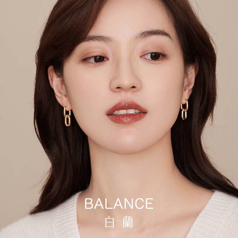 白兰女2021年新款潮小众设计感耳环 bn耳环