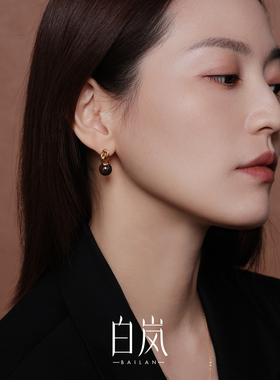 【十月上新】白岚秋实耳钉耳饰女气质复古小众新款高级饰品ED5286