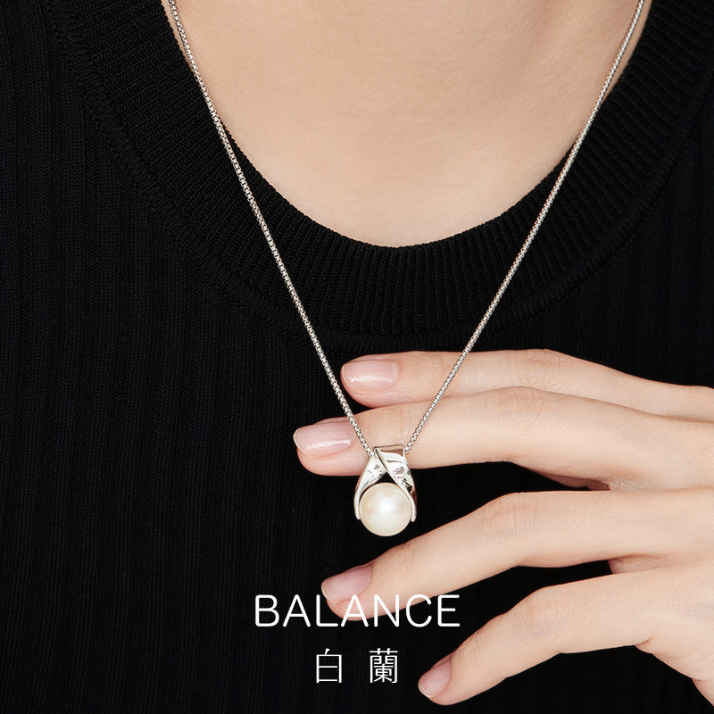 bn白兰淡水珍珠2022年新款纯银项链 bn项链