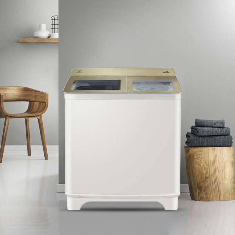 澳柯玛半自动家用商用10公斤洗衣机 aucma澳柯玛梨花树洗衣机