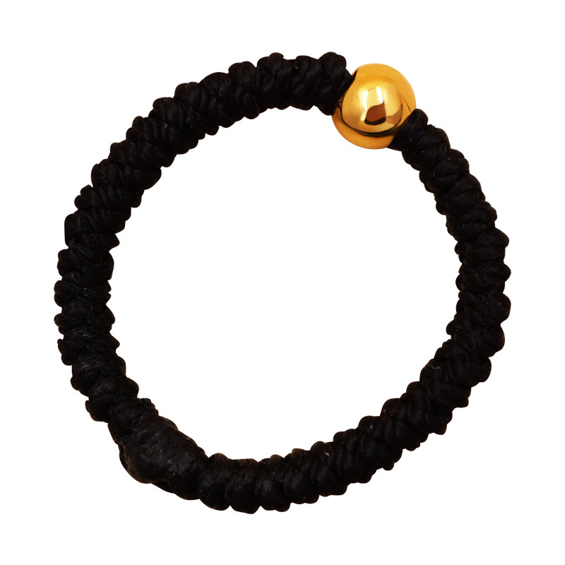 若拉999足金潮流时尚网红红黑戒指 若拉珠宝戒指/指环