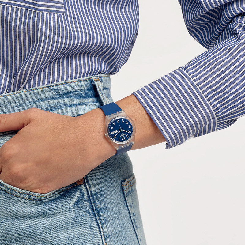 swatch瑞士男士女士镭射炫彩手表 Swatch斯沃琪瑞士腕表