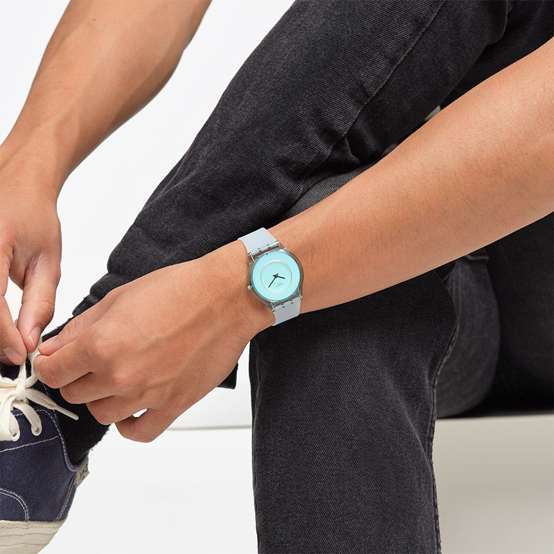 swatch瑞士潮流女士简约skin女表 Swatch斯沃琪瑞士腕表