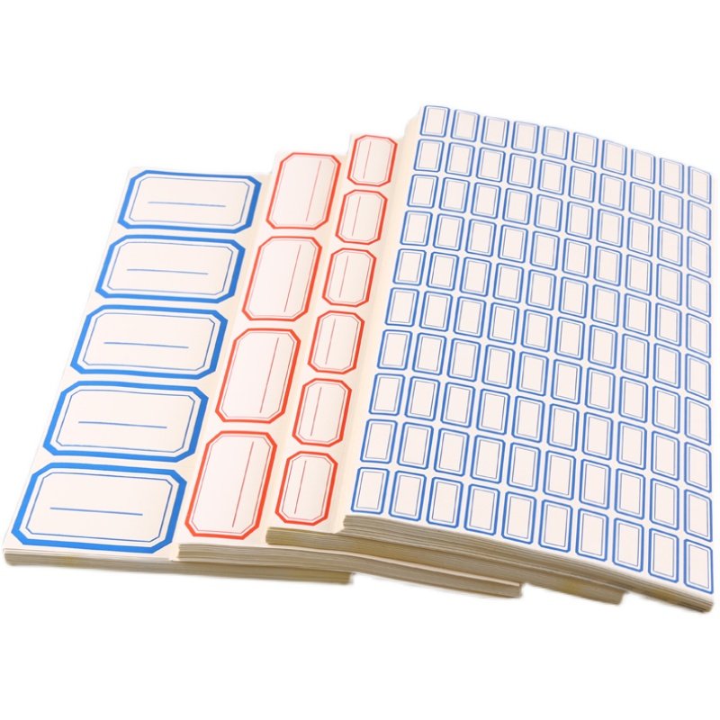 蓝马不干胶自粘小标签纸手写自粘性价格帐本贴纸空白标记贴口取纸,淘宝优惠券,粉丝福利购,淘宝优惠卷