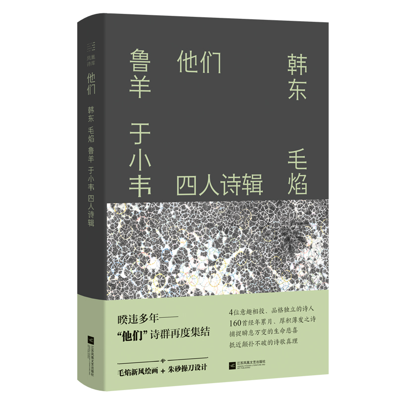 他们：韩东 毛焰 鲁羊 于小韦四人诗辑 4位意趣相投品格独立的诗人 160首经年累月厚积薄发之诗 抵近颠扑不破的诗歌真理诗歌诗集 - 图0