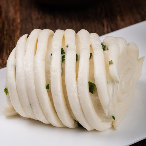 祐康葱油大花卷/刀切大馒头800g*3包营养早餐加热即食半成品面点 - 图0