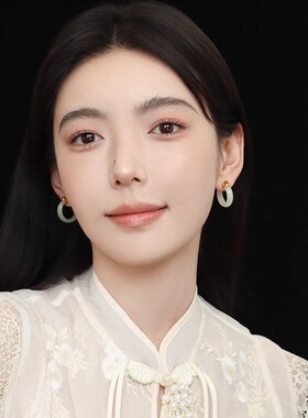 Auvra玉蕊含珠 新中式国风耳环女高级感轻古风复古文艺C圈耳环