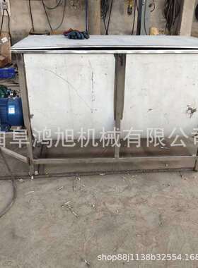 生石灰搅拌加湿机 20立方卧式草料混合设备 混合均匀双绞龙款式