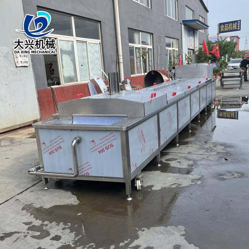 商用毛豆漂烫机 猪肉丸子蒸煮线 全自动蔬菜清洗漂烫冷却流水线,淘宝优惠券,粉丝福利购,淘宝优惠卷