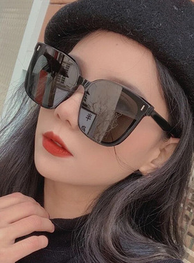 防晒眼镜大框显脸小太阳眼镜高级感时尚复古韩版大脸显瘦墨镜女潮