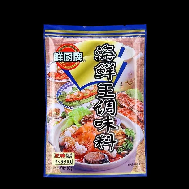 鲜厨牌海鲜王180g*40袋 安记味烹饪烧烤凉拌菜煲汤泡饭面食调味料 - 图2