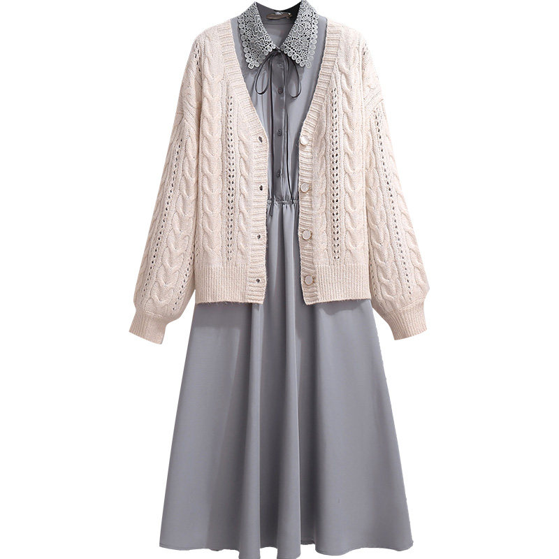 轻熟风连衣裙2020年秋季套装裙子 盟蔻连衣裙