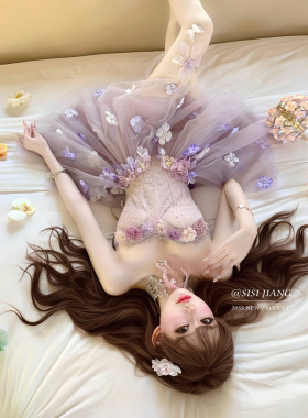 SISI JIANG“紫漾蕾丝”时尚简约百搭蕾丝项链choker