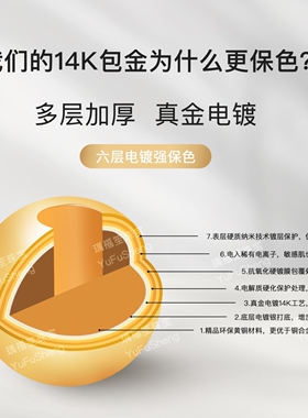 串珠手工diy材料保色铜镀珠散珠小金银珠子手链项链编绳隔珠配件
