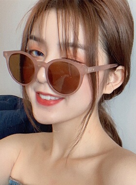 墨镜女海边太阳镜夏季高级感ins白框防紫外线强光偏光眼镜显脸小