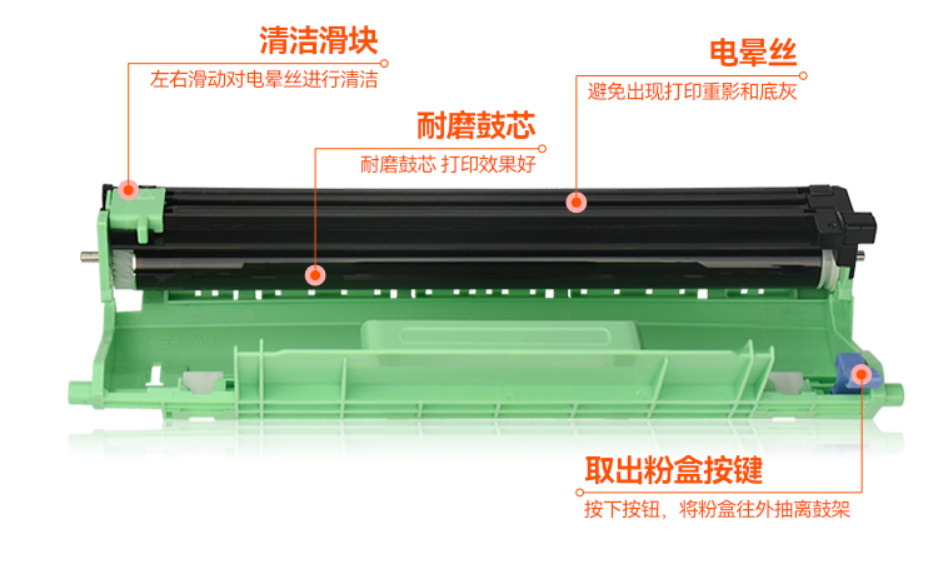 兄弟2700粉盒DR-2250硒鼓2710dw硒鼓墨盒DCP-7057 MFC-7360 tn1035 tn2125 tn2115 tn2325粉盒 dr2150硒鼓-图1