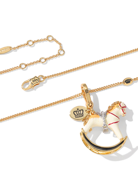 时尚新潮珐琅釉小木马吊坠