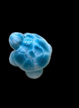 天然海纹石小乌龟吊坠拉利玛龙龟项坠锁骨链坠挂件规格27.6*25*17