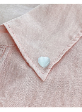 衬衫防走光猫眼石胸针别针简约固定衣服神器扣针领口小胸花配饰女