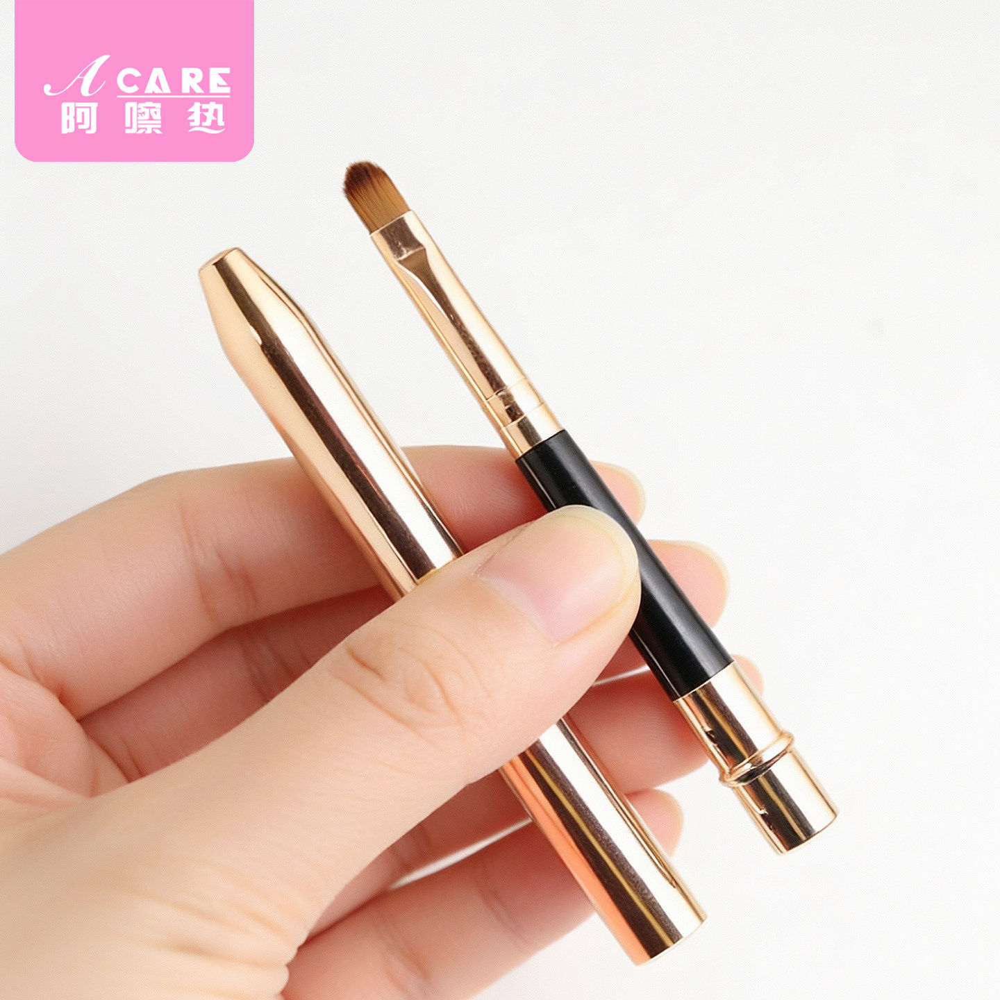 唇刷/便携A1pq808-唇刷口红刷便携式美妆笔刷带盖化妆刷化妆工具,淘宝优惠券,粉丝福利购,淘宝优惠卷