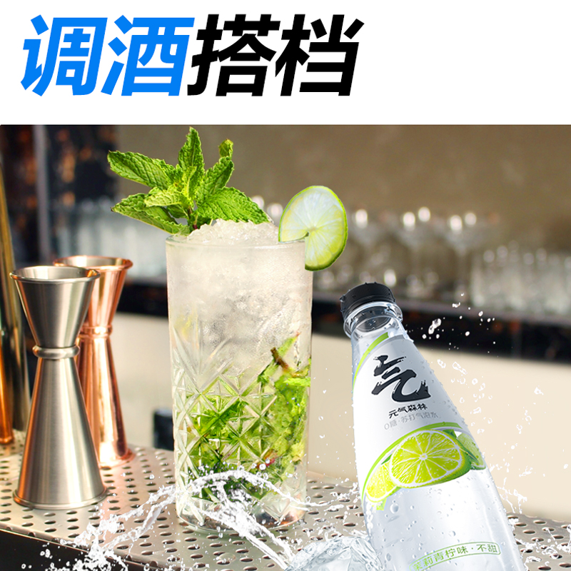 【好物体验专享】元气森林无甜气泡水茉莉青柠味苏打水500mL*15瓶 - 图2