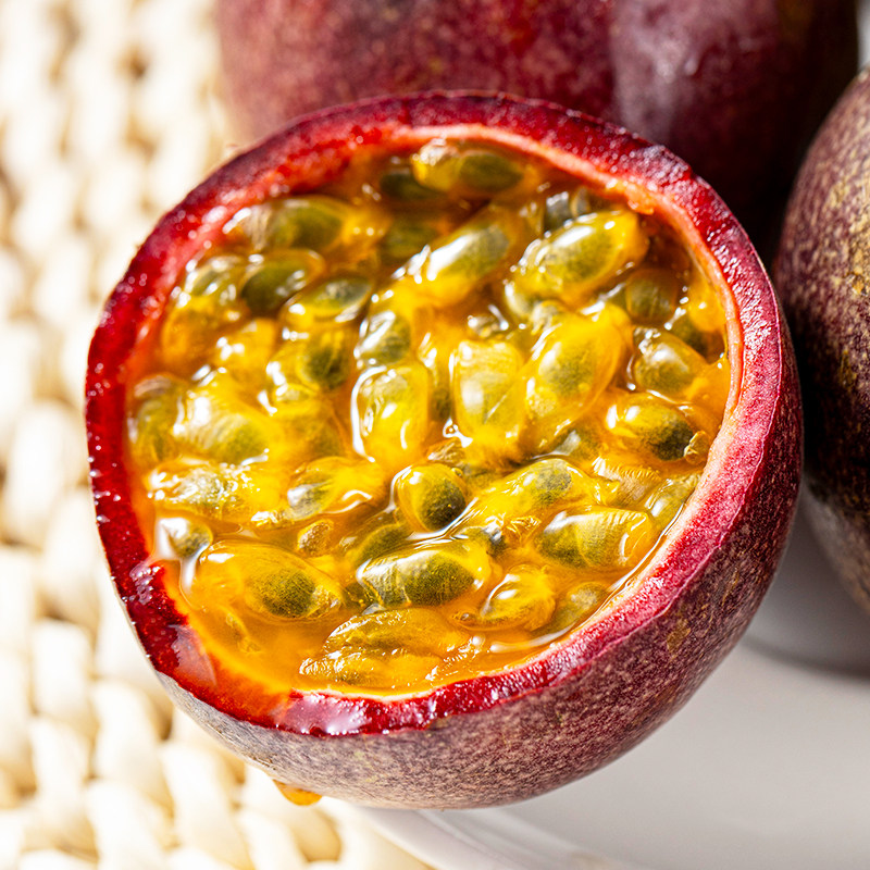 紫皮大果5斤包邮新鲜鸡蛋当季果酱 鲜蜂队百香果