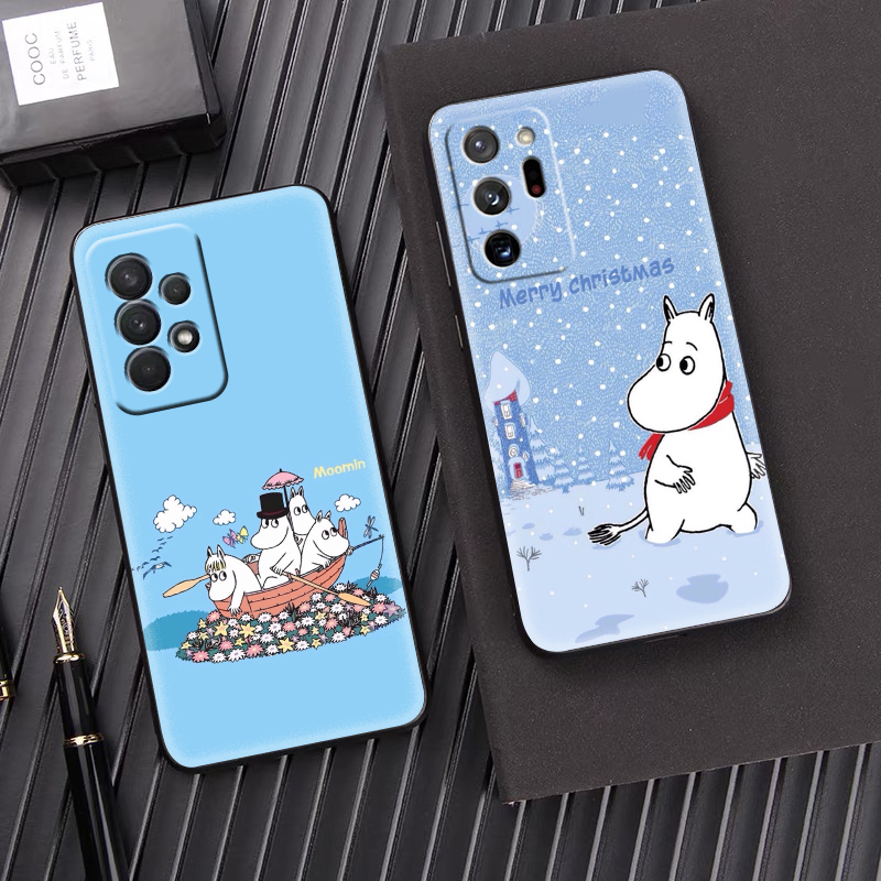 姆明小肥肥手机壳适用于三星Galaxy A21S/A22/A32保护套亚美moomin周边A54/S23FE/M62外壳A25/M34/S6+/M13 - 图0