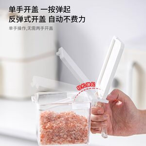 日本asvel调料盒高端新款防潮调料罐 家用厨房调味瓶盐罐收纳盒