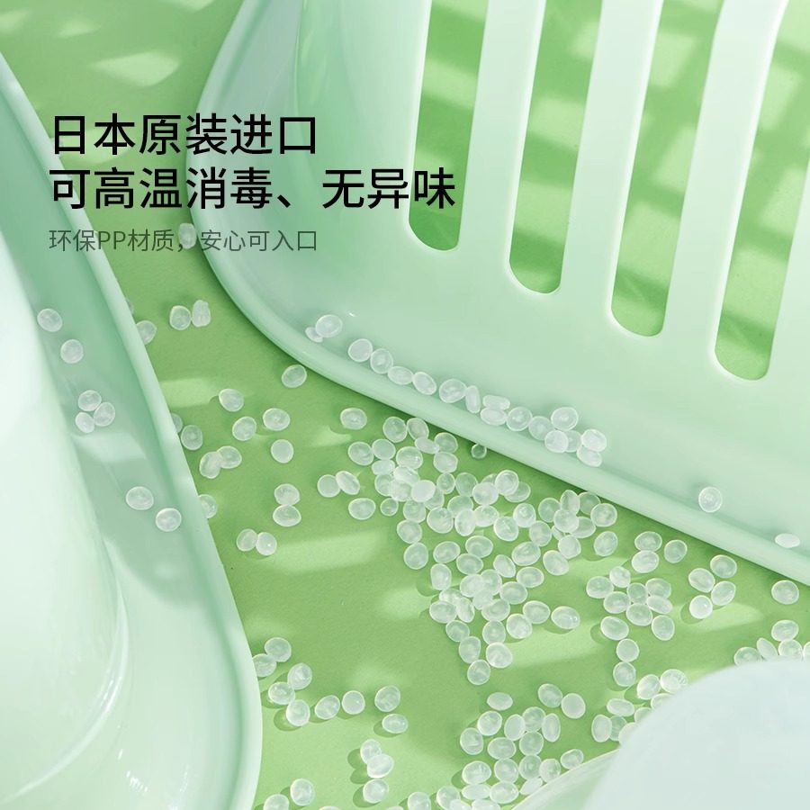 日本进口婴儿奶瓶收纳箱宝宝放辅食餐具收纳盒带盖防尘沥水置物架,淘宝优惠券,粉丝福利购,淘宝优惠卷