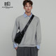 High-end men's large-capacity crossbody bag for commuting