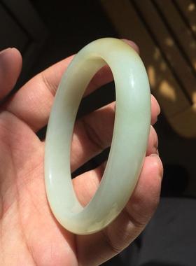 和田玉手镯贵妃手镯糖内径