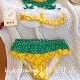 ຊຸດລອຍນ້ຳເດັກນ້ອຍ Bikini ເດັກນ້ອຍ ແລະເດັກນ້ອຍໜ້າຮັກ ຫາດຊາຍ strawberry pineapple baby bikini swimsuit