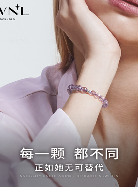 把心意戴在身边｜紫水晶女士手链