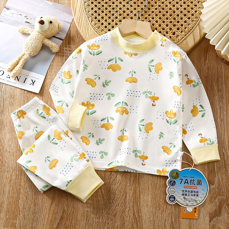 宝宝秋衣套装纯棉春秋睡衣儿童内衣婴儿衣服男童秋裤女童全棉保暖,淘宝优惠券,粉丝福利购,淘宝优惠卷