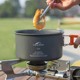 German outdoor picnic water boiling teapot frying pan set