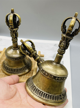 尼泊尔手工金刚铃杵藏传回音清脆