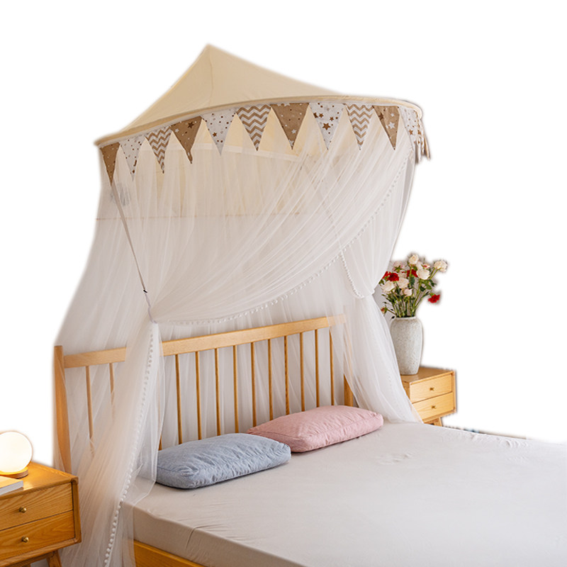 蚊帐半圆顶吊挂2025新款宫廷A类公主风儿童家用免安装床幔男女孩,淘宝优惠券,粉丝福利购,淘宝优惠卷