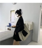 Брендовый товар, осенний шоппер, вместительная и большая сумка на одно плечо, в корейском стиле