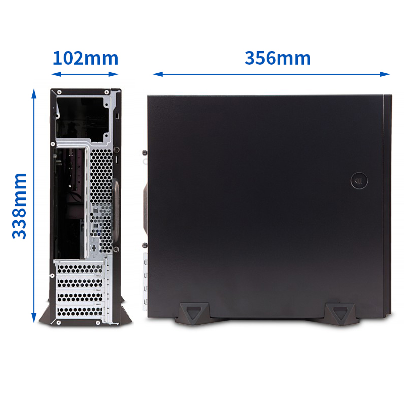 Antec安钛克HTPC电脑机箱 迷你MINI ITX主机工控商务台式刀卡机箱 - 图0