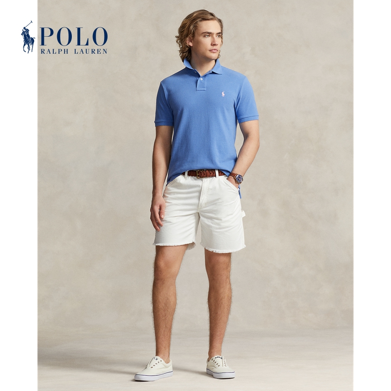 【礼物】Ralph Lauren/拉夫劳伦男装 24春定制修身版棉质Polo衫-图1