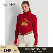 Lauren Rav Lauren Womens dress Classic style Body Inserts Woven Cotton High Neckline Sweatshirt RL61264